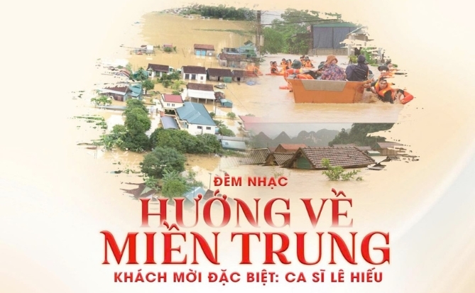 Đêm nhạc Hướng Về Miền Trung với sự tham dự của ca sĩ Lê Hiếu