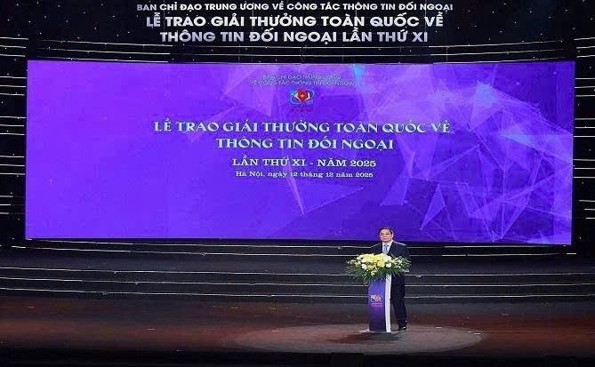 Lễ trao Giải thưởng toàn quốc về Thông tin đối ngoại lần thứ XI - năm 2025