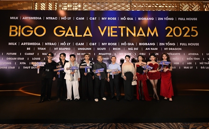 Gala Bigo Live Vietnam tôn vinh tài năng và vẻ đẹp nghệ thuật Việt Nam