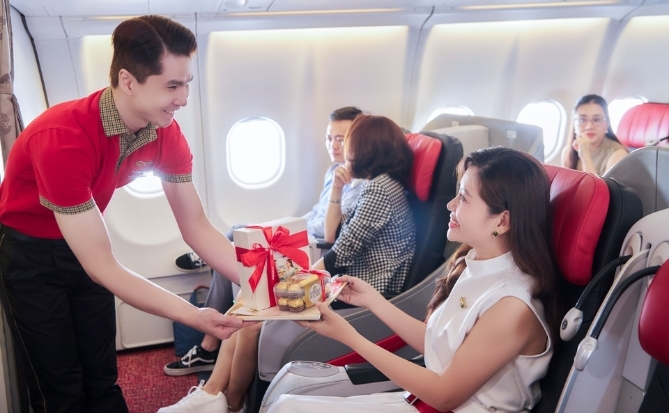 Bay Vietjet cùng hạng ghế Business, SkyBoss - Phong cách người dẫn đầu