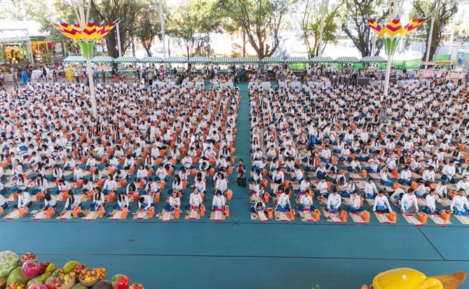 1.000 người cùng viết thư pháp ngày đầu năm tại TP.HCM