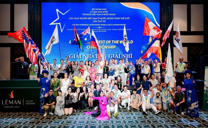 Lễ Bế mạc Giải golf người Việt Nam ở nước ngoài toàn thế giới lần thứ 8 năm 2026