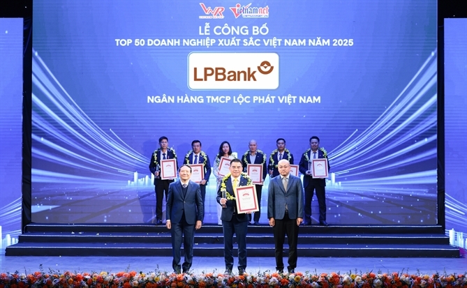 LPBank ghi dấu ấn trong 50 doanh nghiệp xuất sắc Việt Nam 2025