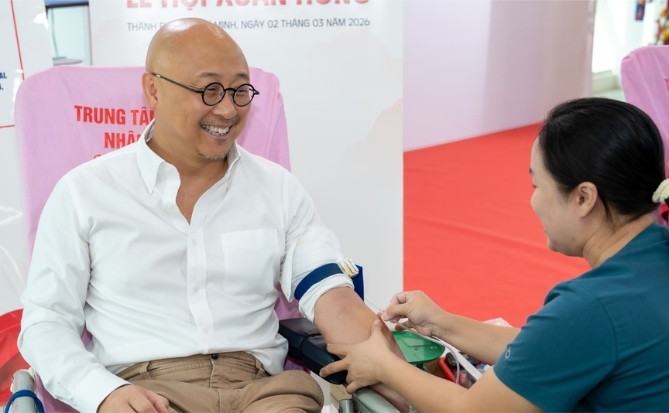 Hiến máu hưởng ứng Lễ hội Xuân Hồng