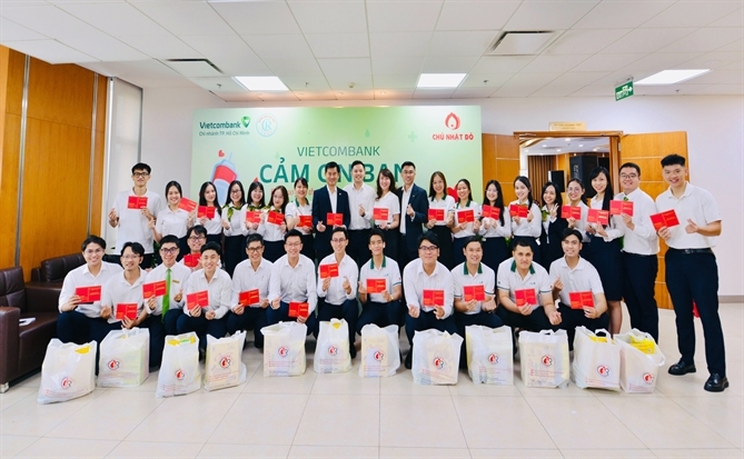 Vietcombank TP.HCM hiến tặng 222 đơn vị máu, lan tỏa tinh thần “Chủ Nhật Đỏ” trong Tháng Thanh niên