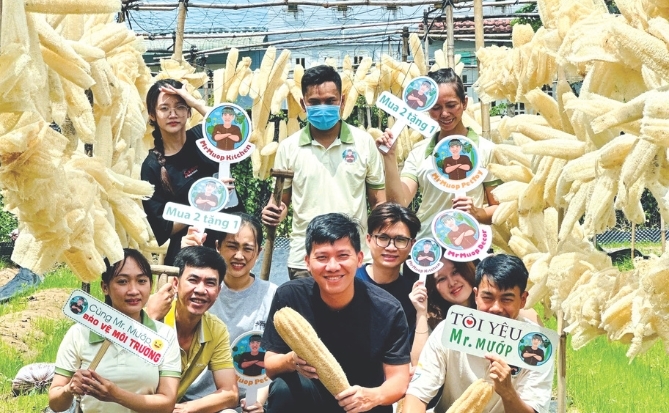 Làng Mướp bước vào chuỗi giá trị toàn cầu