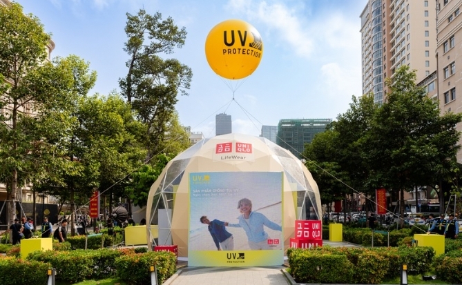 Dòng sản phẩm chống tia UV với khả năng ngăn chặn hơn 90% tia UV của UNIQLO