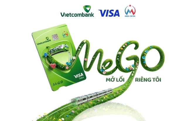 Vietcombank Visa Hanoi Metro - MeGO: Thúc đẩy thanh toán không tiền mặt trong giao thông đô thị