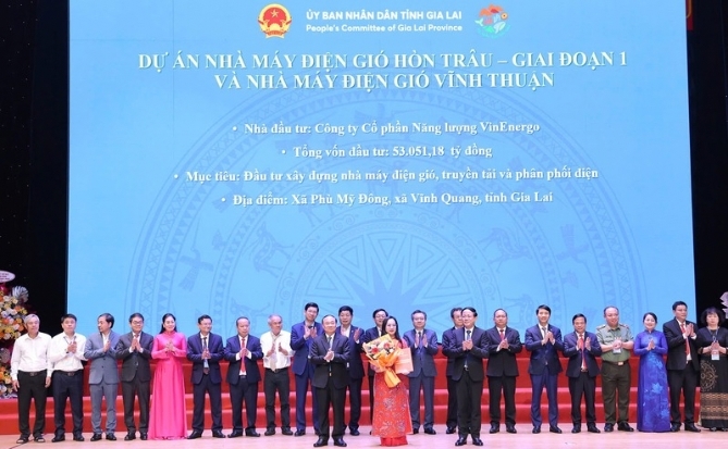 VinEnergo hợp tác phát triển cụm nhà máy điện gió trị giá gần 8 tỷ USD tại Gia Lai