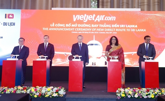 Vietjet khai mở đường bay TP.HCM - Colombo, thúc đẩy hợp tác Việt Nam - Sri Lanka
