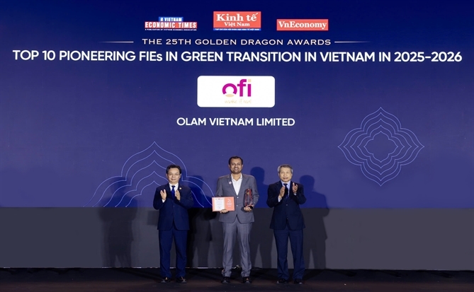 ofi được vinh danh tại Giải thưởng Rồng Vàng nhờ dấu ấn phát triển bền vững