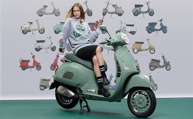 Vespa kỷ niệm hành trình di sản 80 năm