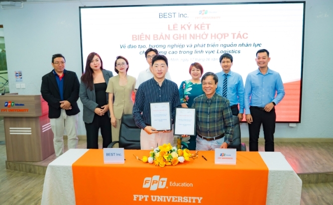 BEST Inc. Việt Nam và Trường Đại học FPT ký kết đào tạo thế hệ nhân sự logistics