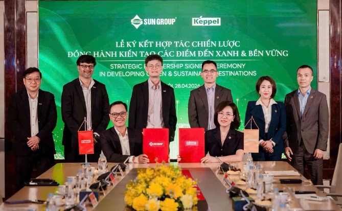 Keppel và Sun Group hợp tác phát triển hạ tầng năng lượng bền vững