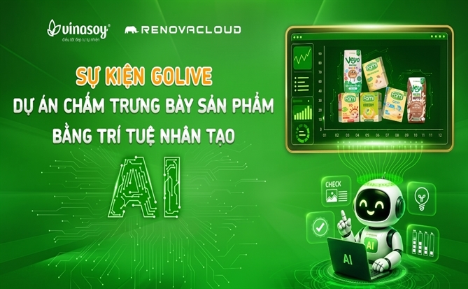 Vinasoy và Renova Cloud Việt Nam tiên phong ứng dụng AI chấm hình ảnh trưng bày, thúc đẩy quản trị dữ liệu