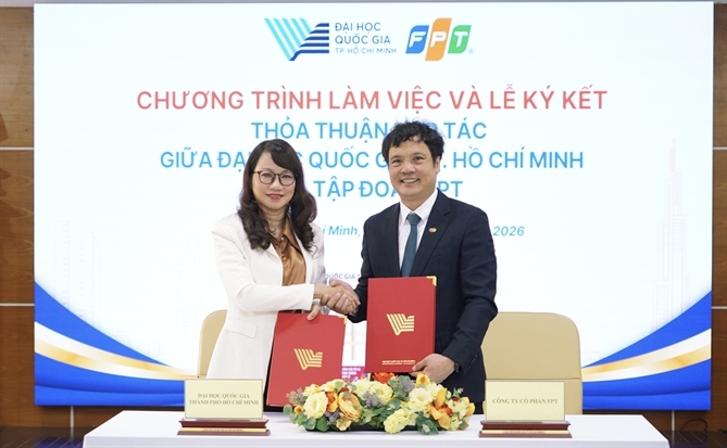 FPT và Đại học Quốc gia TP.HCM ký kết hợp tác, đẩy mạnh đào tạo nhân lực và nghiên cứu công nghệ lõi
