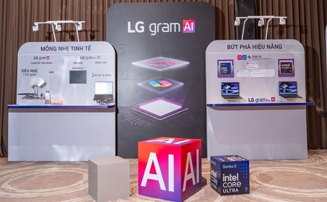 LG ra mắt thế hệ laptop LG gram AI 2026