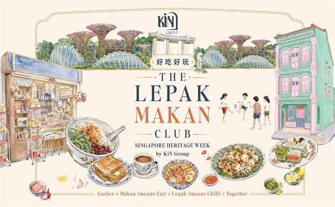 KiN Group tổ chức Tuần lễ Ẩm thực Di sản Singapore tại TP.HCM