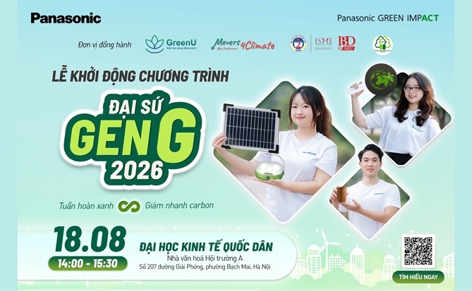 Panasonic tạo cơ hội để người trẻ biến sáng kiến xanh thành hành động