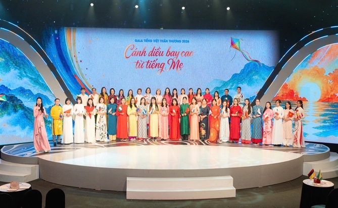 Gala Tiếng Việt thân thương 2026: Từ tiếng Mẹ, những cánh diều Việt Nam bay cao