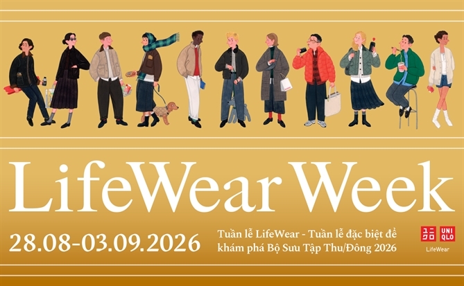 UNIQLO lần đầu tiên khởi động Tuần Lễ LifeWear trên toàn cầu từ ngày 28/8