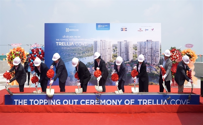 Trellia Cove cất nóc, bổ sung nguồn cung chất lượng cho khu Nam Sài Gòn