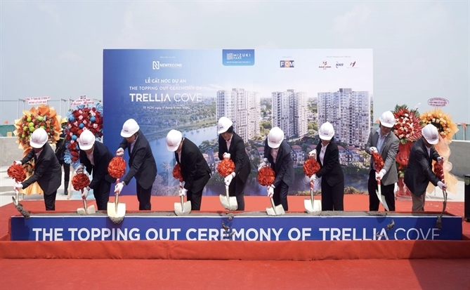 Trellia Cove cất nóc, bổ sung nguồn cung chất lượng cho khu Nam Sài Gòn