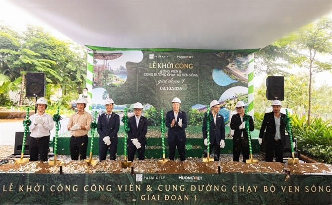 Palm City khởi công công viên và đường chạy bộ ven sông