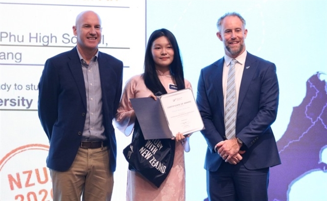 Thêm 18 học sinh Việt Nam xuất sắc đạt học bổng Chính phủ New Zealand