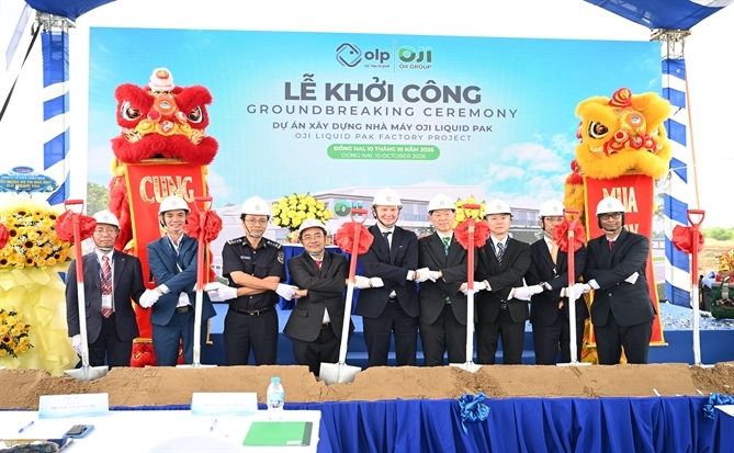 Oji Group khởi công nhà máy bao bì hộp giấy tiệt trùng 110 triệu USD tại Đồng Nai