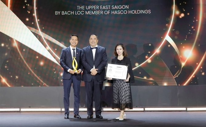 The Upper East Saigon giành giải ngay lần đầu tham dự Vietnam Property Awards 2026
