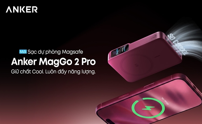 Anker MagGo Power Bank 2 Pro tích hợp công nghệ làm mát chủ động