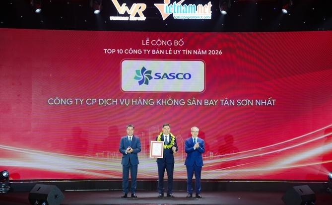 SASCO ghi dấu kép tại bảng xếp hạng uy tín bán lẻ và lợi nhuận năm 2026